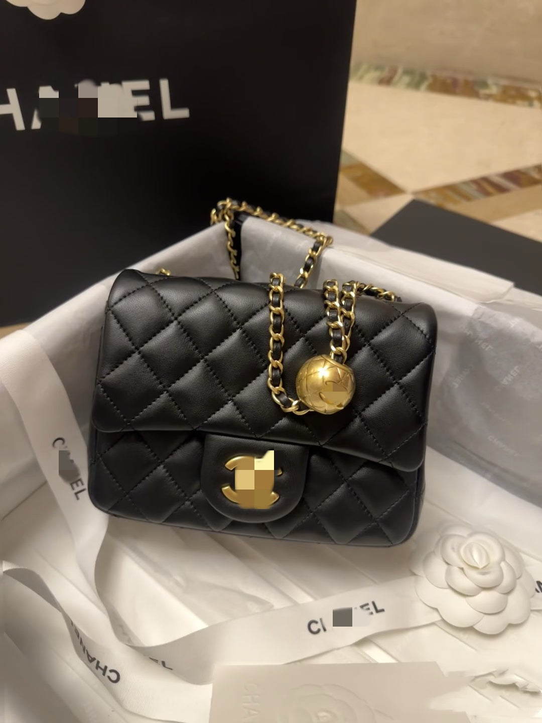 Mini Flap Bag Pearl Crush